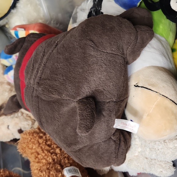 Dandee Shar Pei Dog Plush Stuffed Animal Toy 14" - Picture 6 of 7